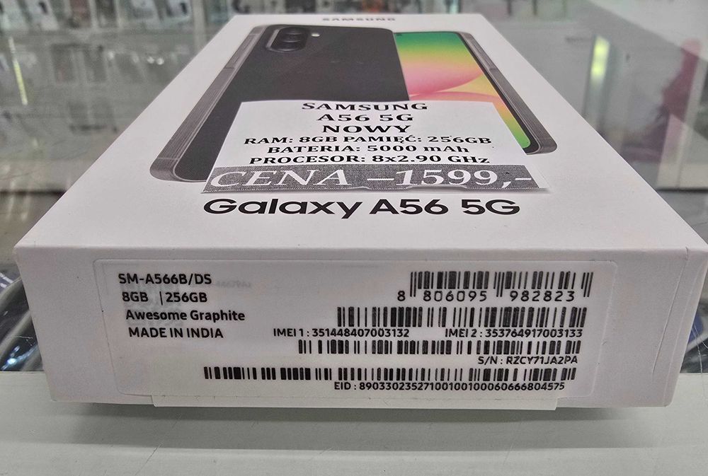 Samsung A56 5G 256GB NOWY Telakces Felicity *Raty 0%
