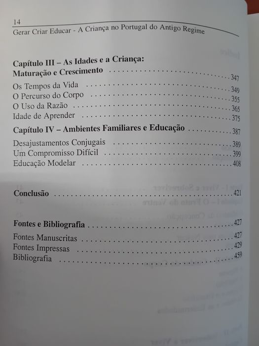 Gerar, Criar Educar ,a Criança no Portugal do Antigo Regime