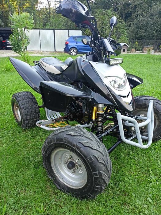 Quad SHINERAY 250 ZAREJESTROWANY + pług + łańcuchy