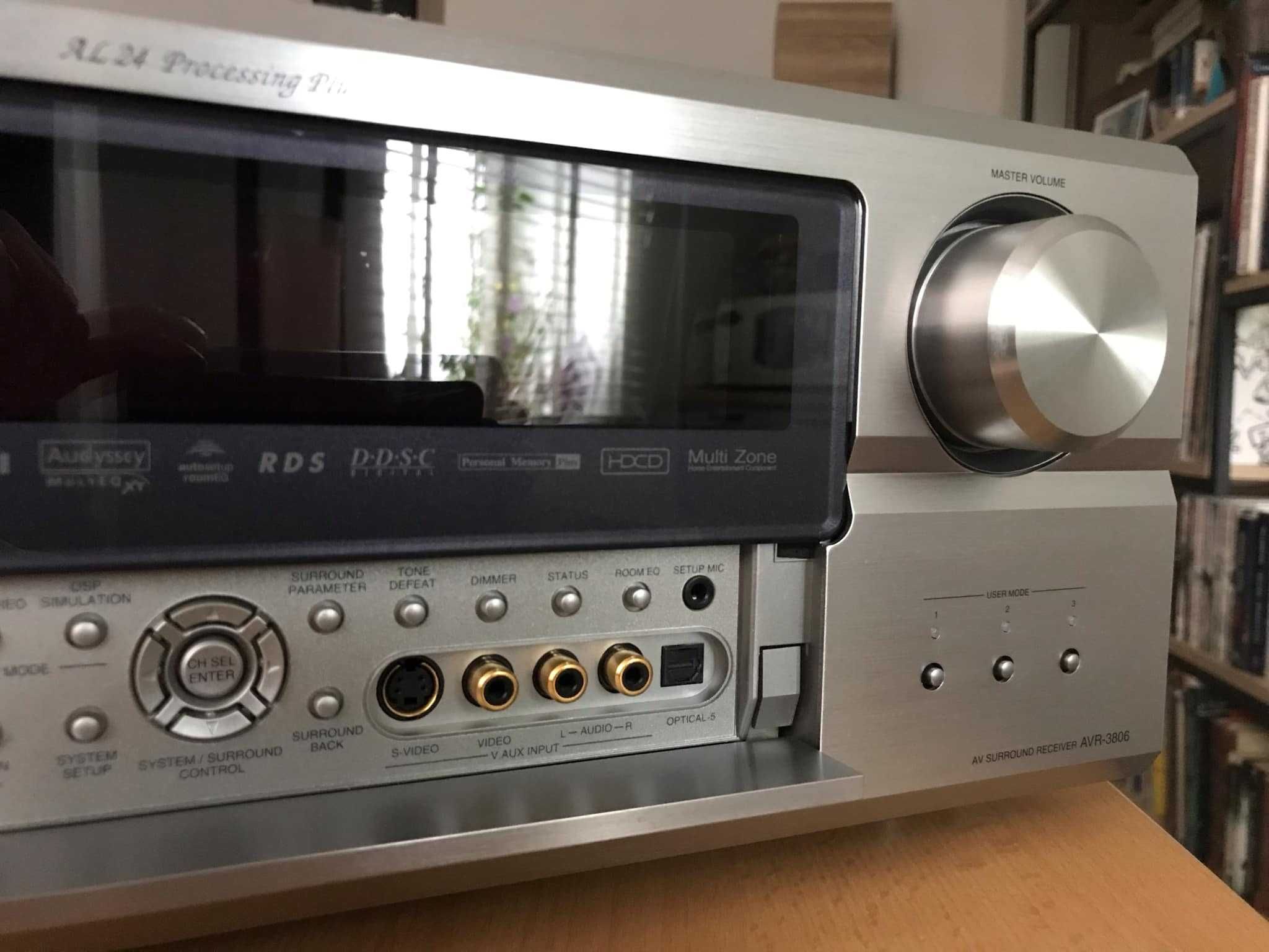 Amplituner 7.1 DENON 3806 pierwszy właściciel, komplet stan gabinetowy