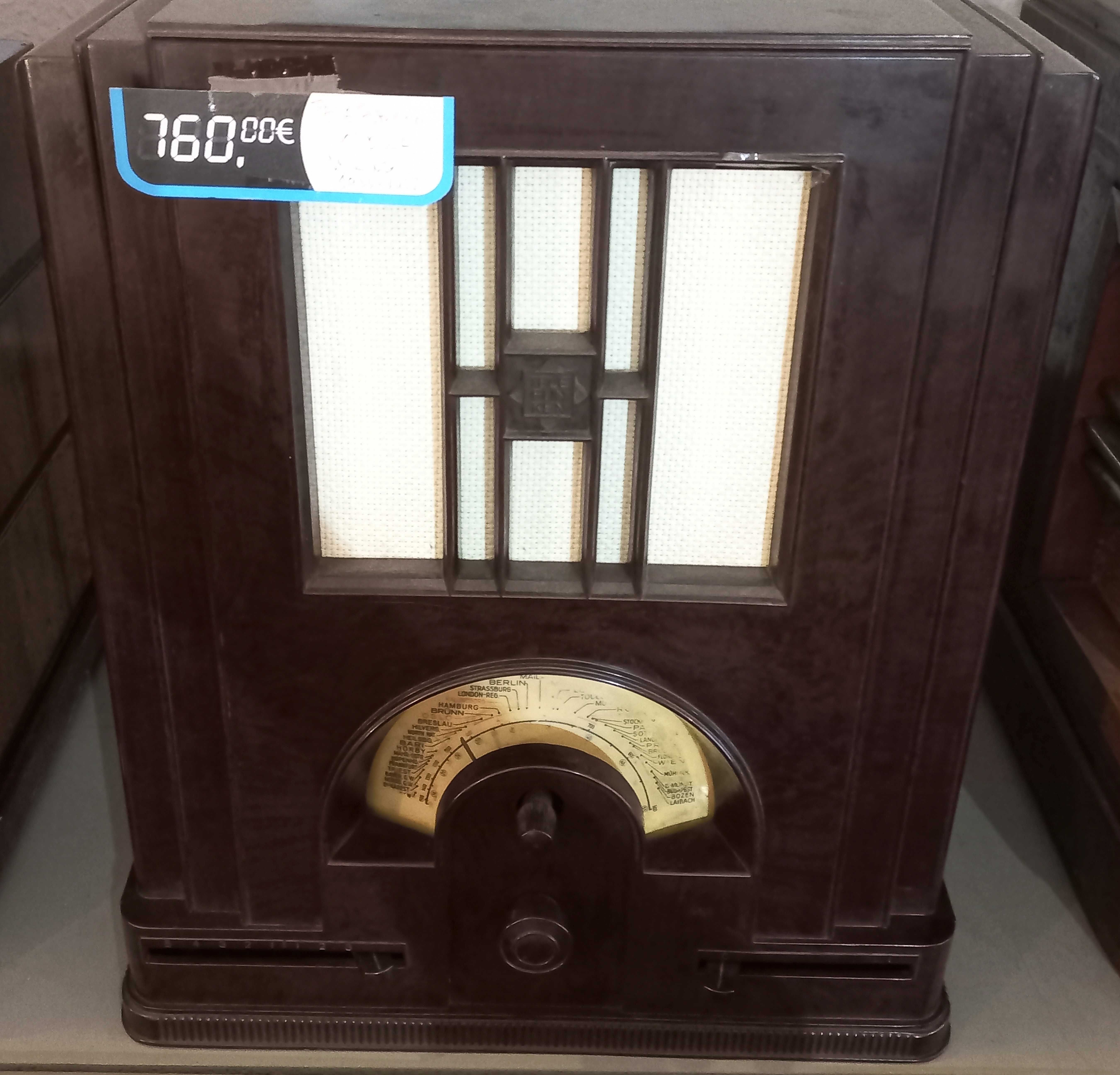 Rádio Telefunken Wiking 125WL (1933/35) - Loja Grundig Clássicos