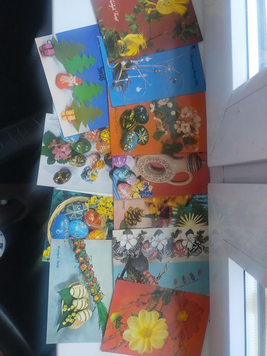 Kartki świąteczne z PRL 11 szt