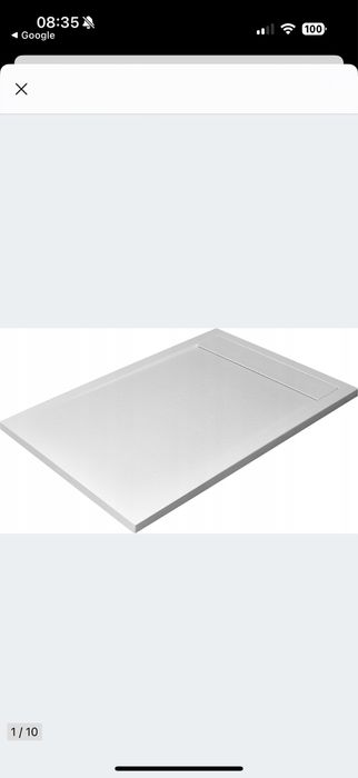 Brodzik radaway  Teos Cover 160x90 konglomerat