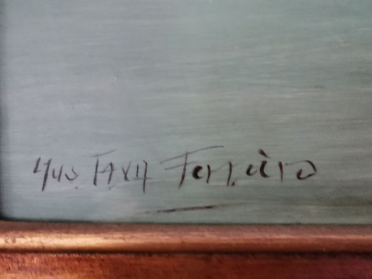 Pinturas a óleo com moldura