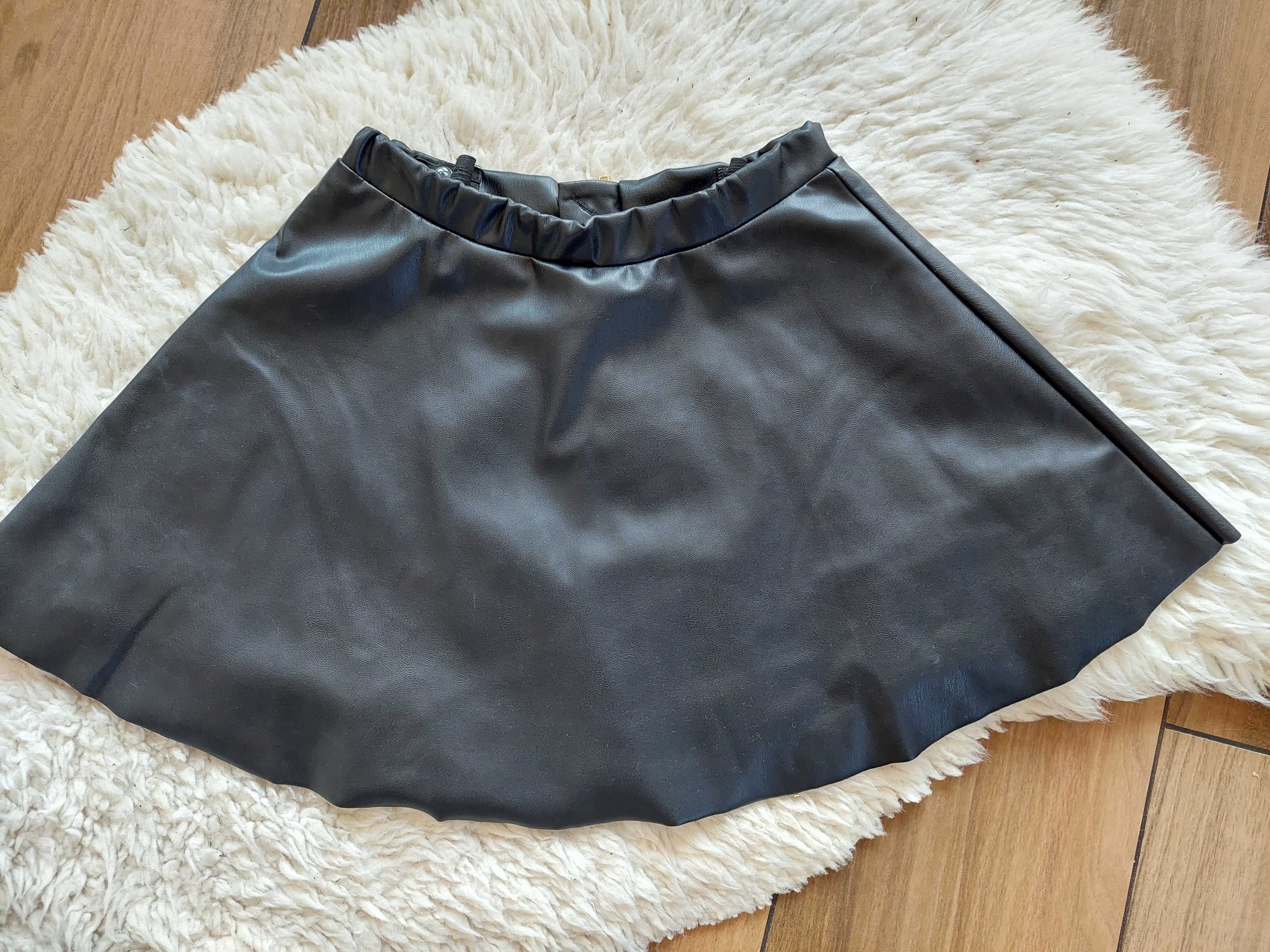 Spódniczka H&M roz 134 eko skóra