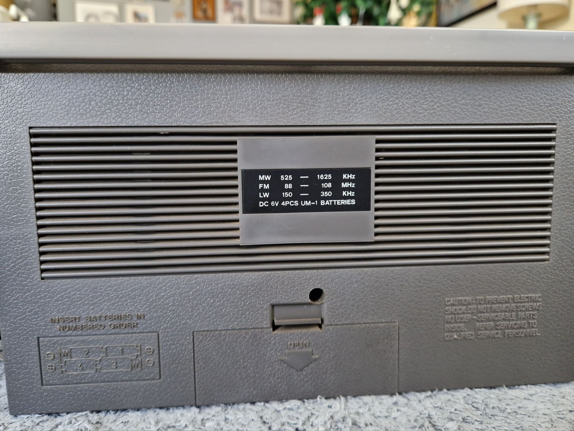 Rádio Gravador Cassetes Antigo