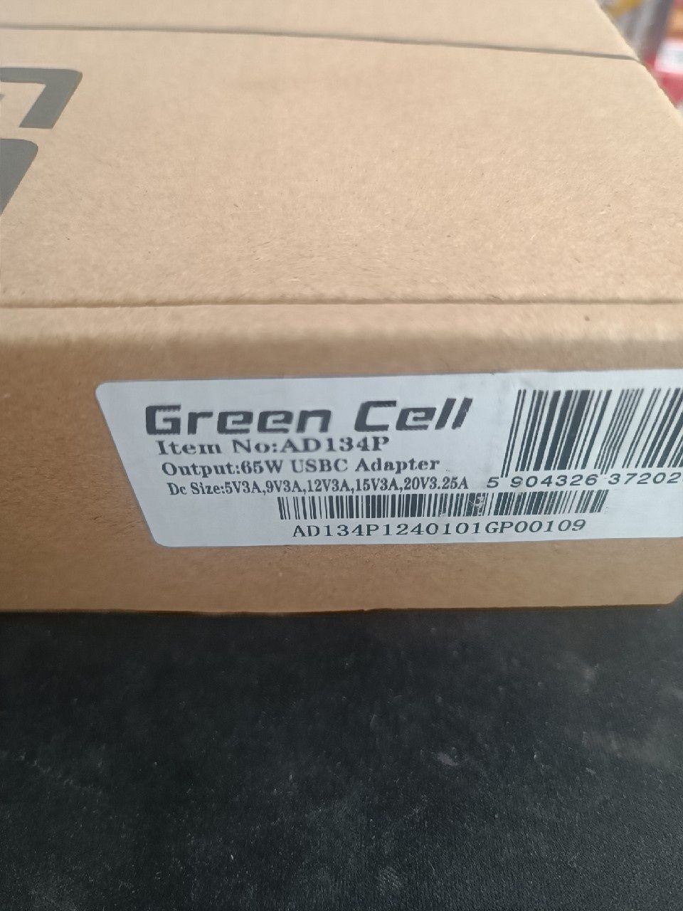 Nowy Zasilacz Green Cell 65W USB-C