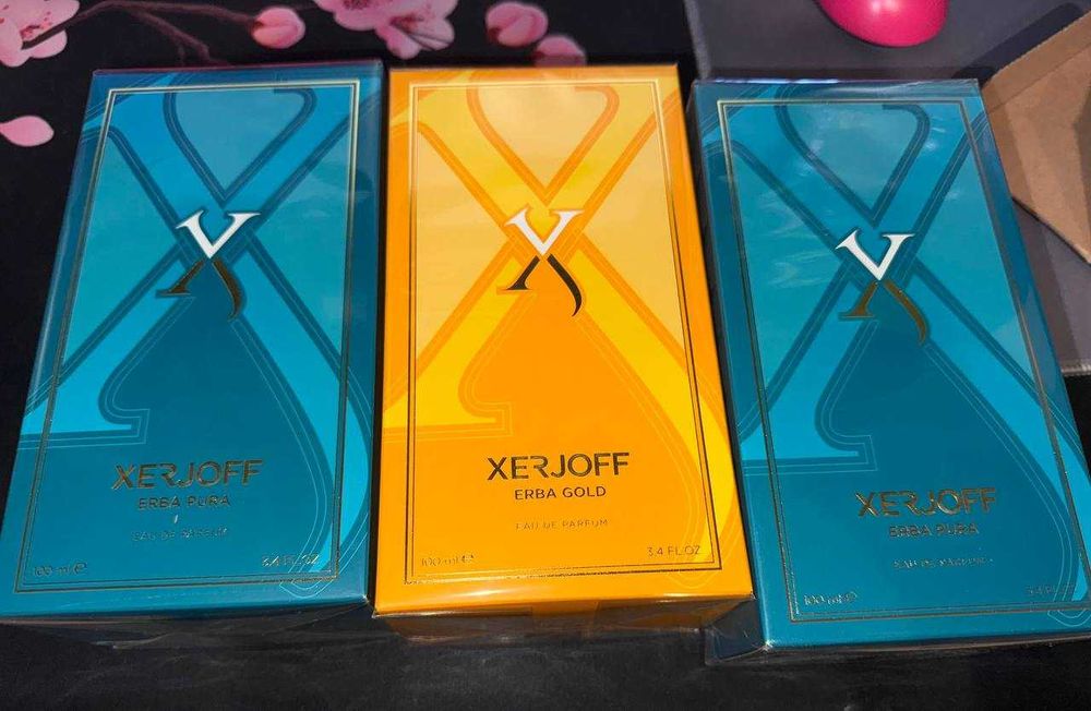 Xerjoff Erba Pura 100 мл Оригінал, Запакована упаковка, та Erba Gold