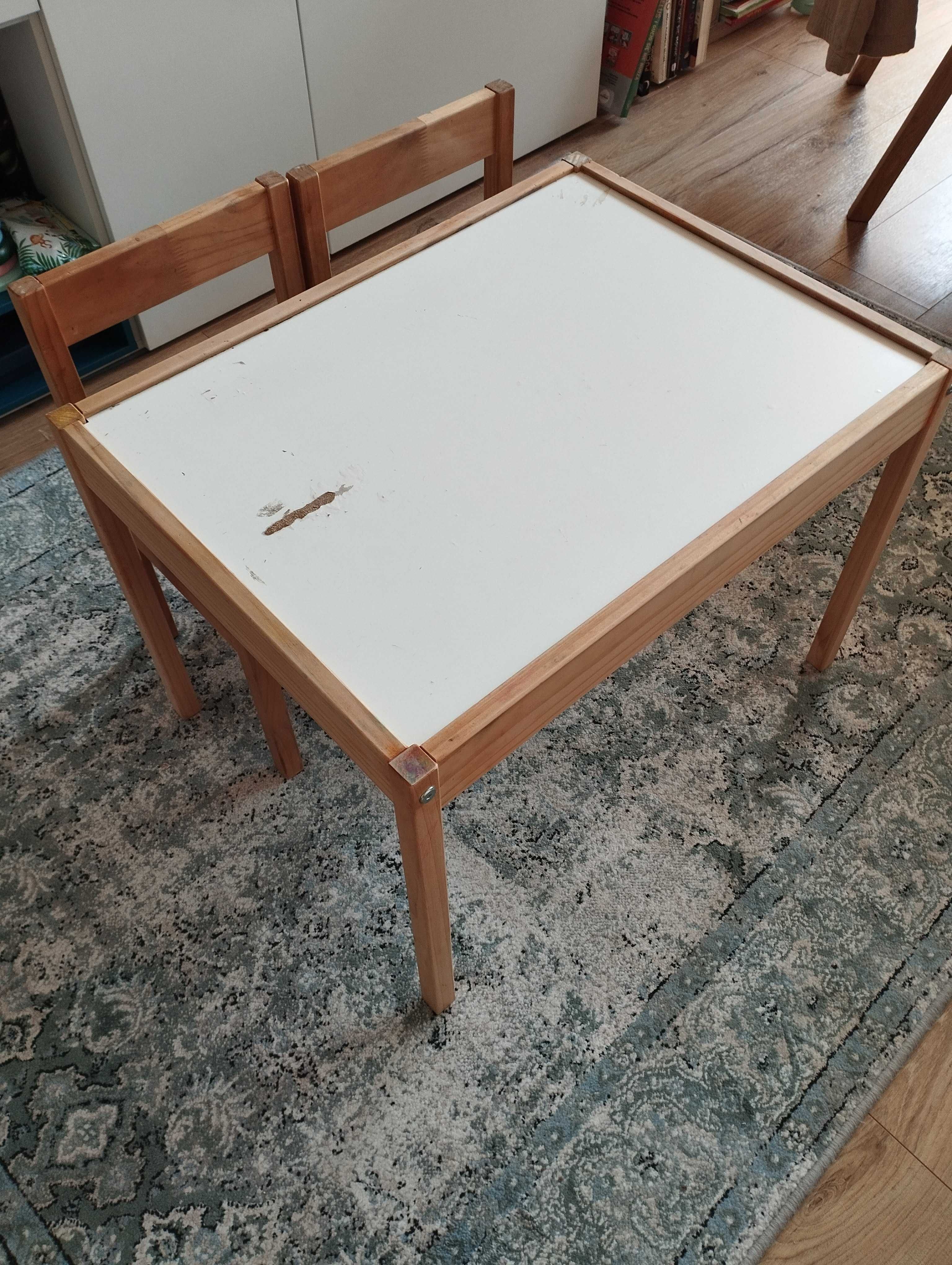 Komplet stolik+krzesełka IKEA