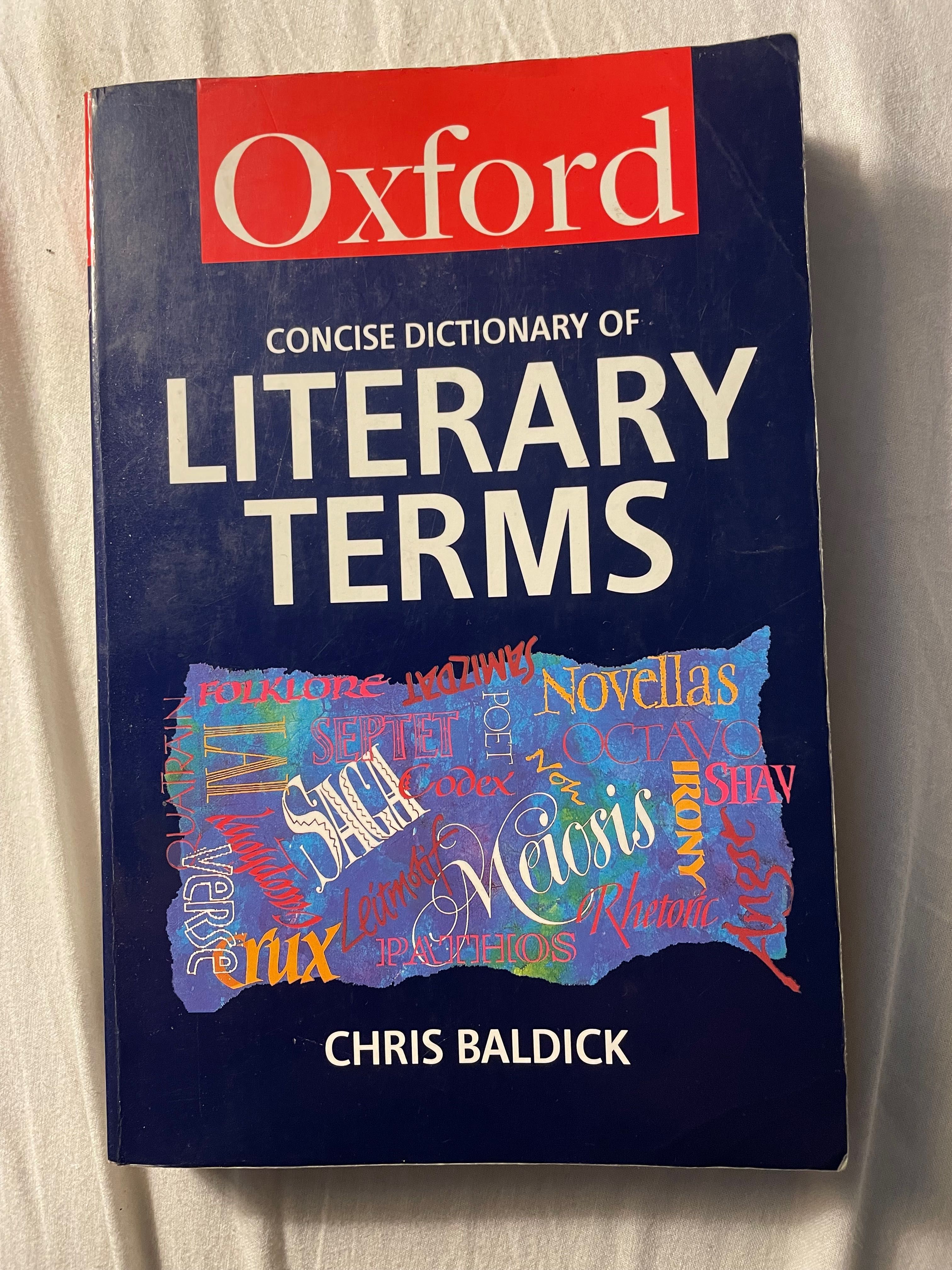 Dictionary of literary terms.