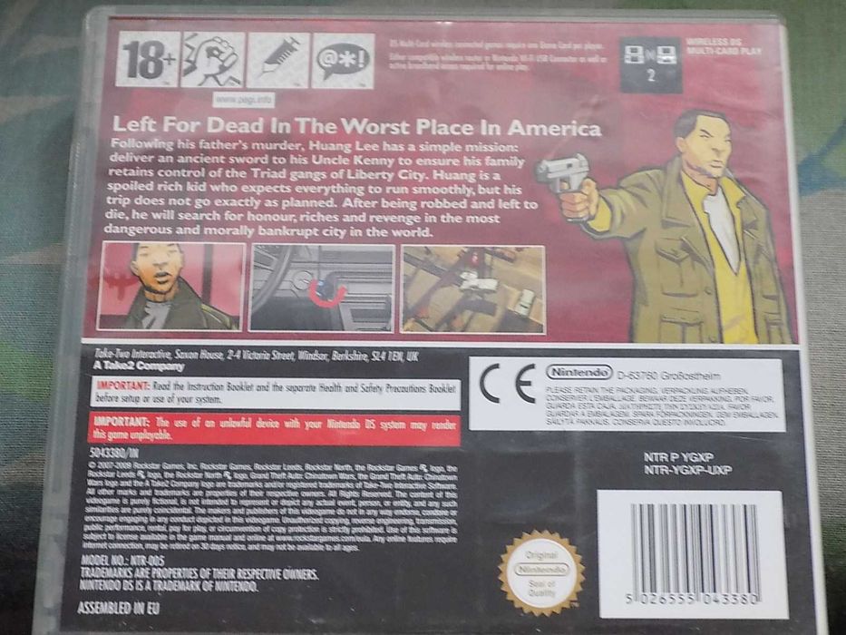 Grand Theft Auto: Chinatown Wars na Nintendo DS