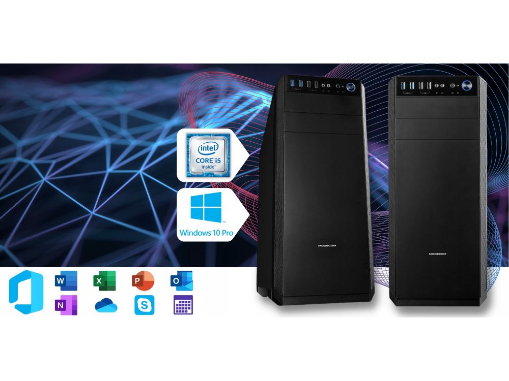 komputer stacjonarny baseoffice v3 i5 16gb ddr3 512ssd win10 pro