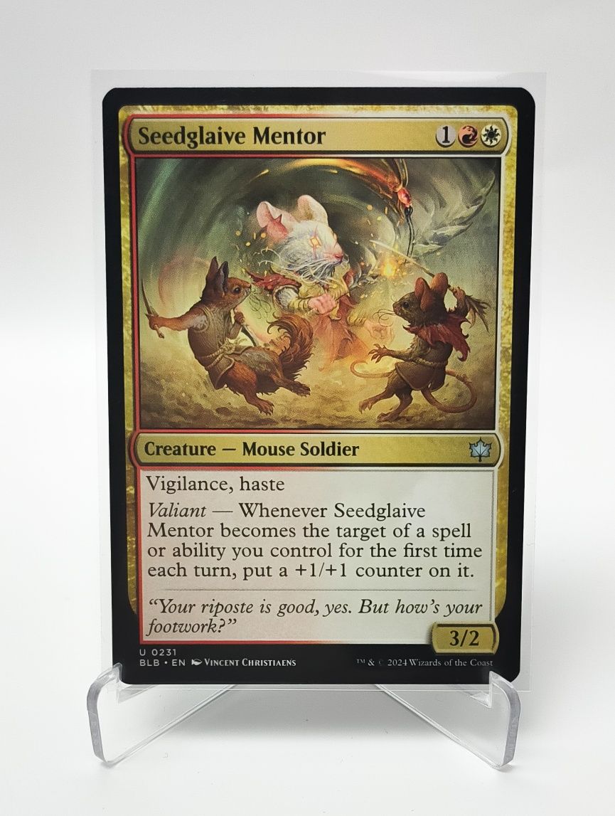 Seedglaive Mentor 231 Bloomburrow Magic the Gathering (MTG)