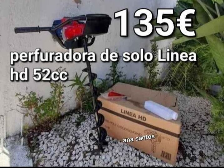 Perfuradora de solo linea hd 52cc 1 broca se 10 cm