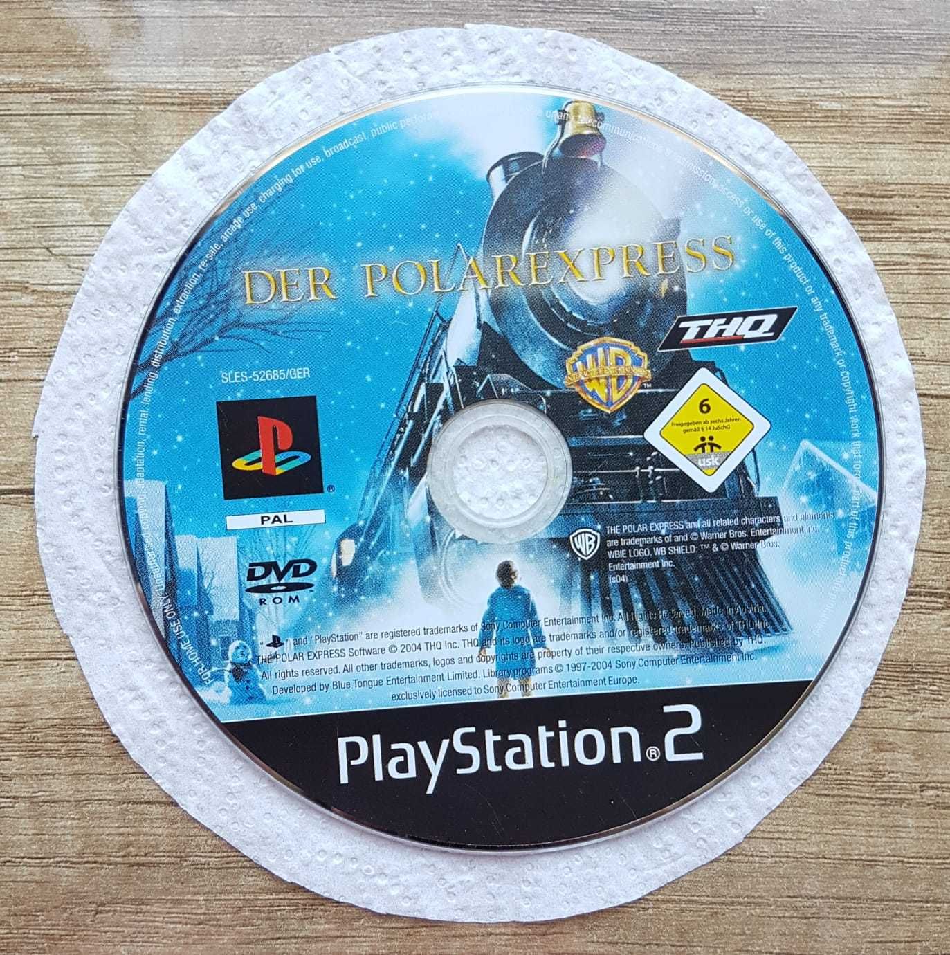 Ekspres polarny PS2 prezent Playstation 2 USZKODZONY BOX