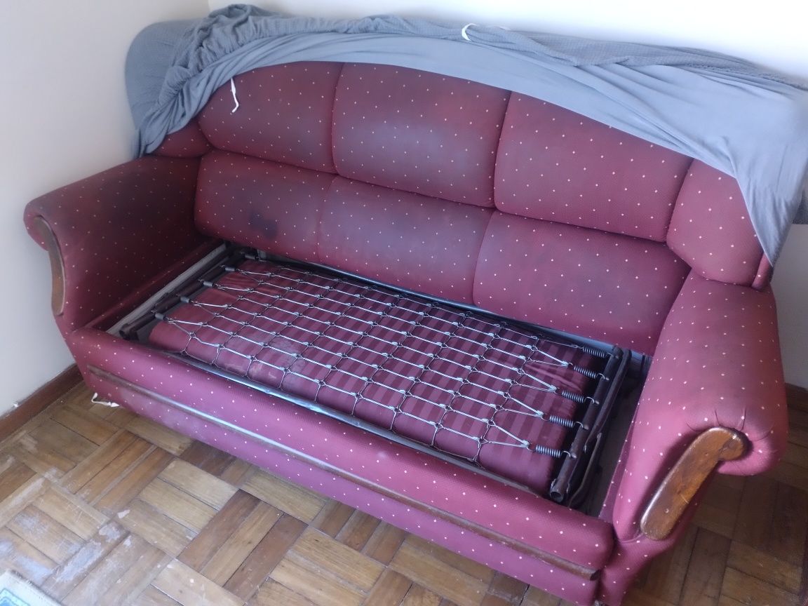 Sofá de 3 lugares (com cama)