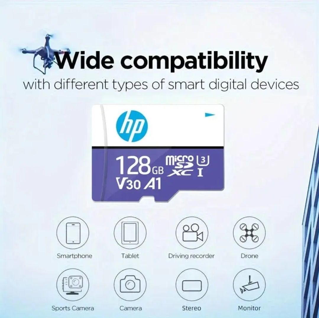 Karta pamięci Micro SD HP 128GB Szybka karta pamięci