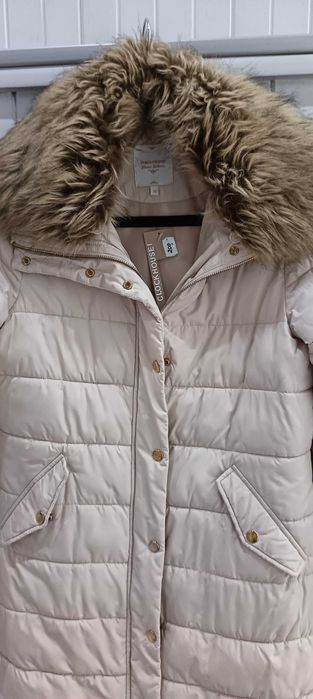 Kurtka damska 38 rozm. jasno beżowa Clockhouse