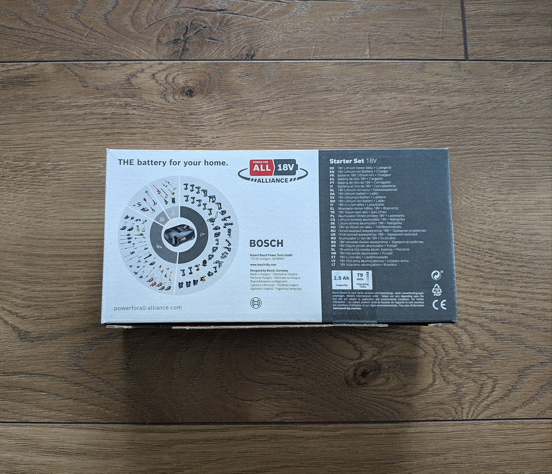 Zestaw Bosch akumulator 2,5Ah 18v z ładowarką Starter Set 18v - nowy!