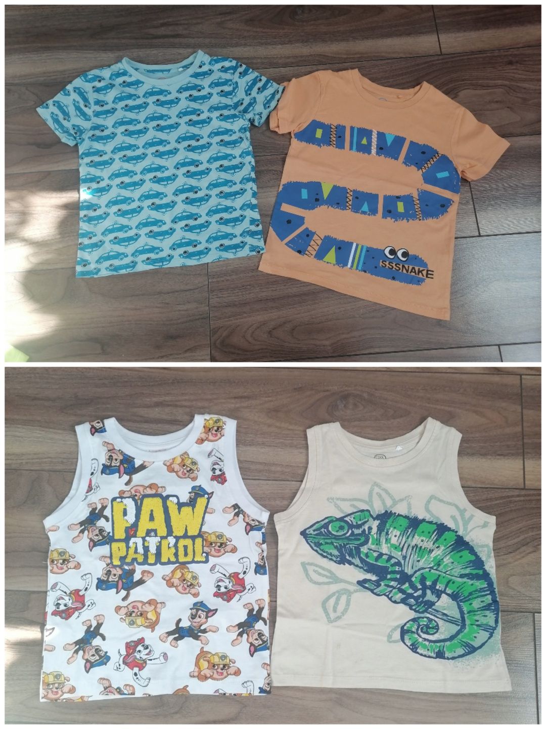 Zestaw na lato dla chłopca (19sztuk)r. 116 Smyk Coccodrillo H&M