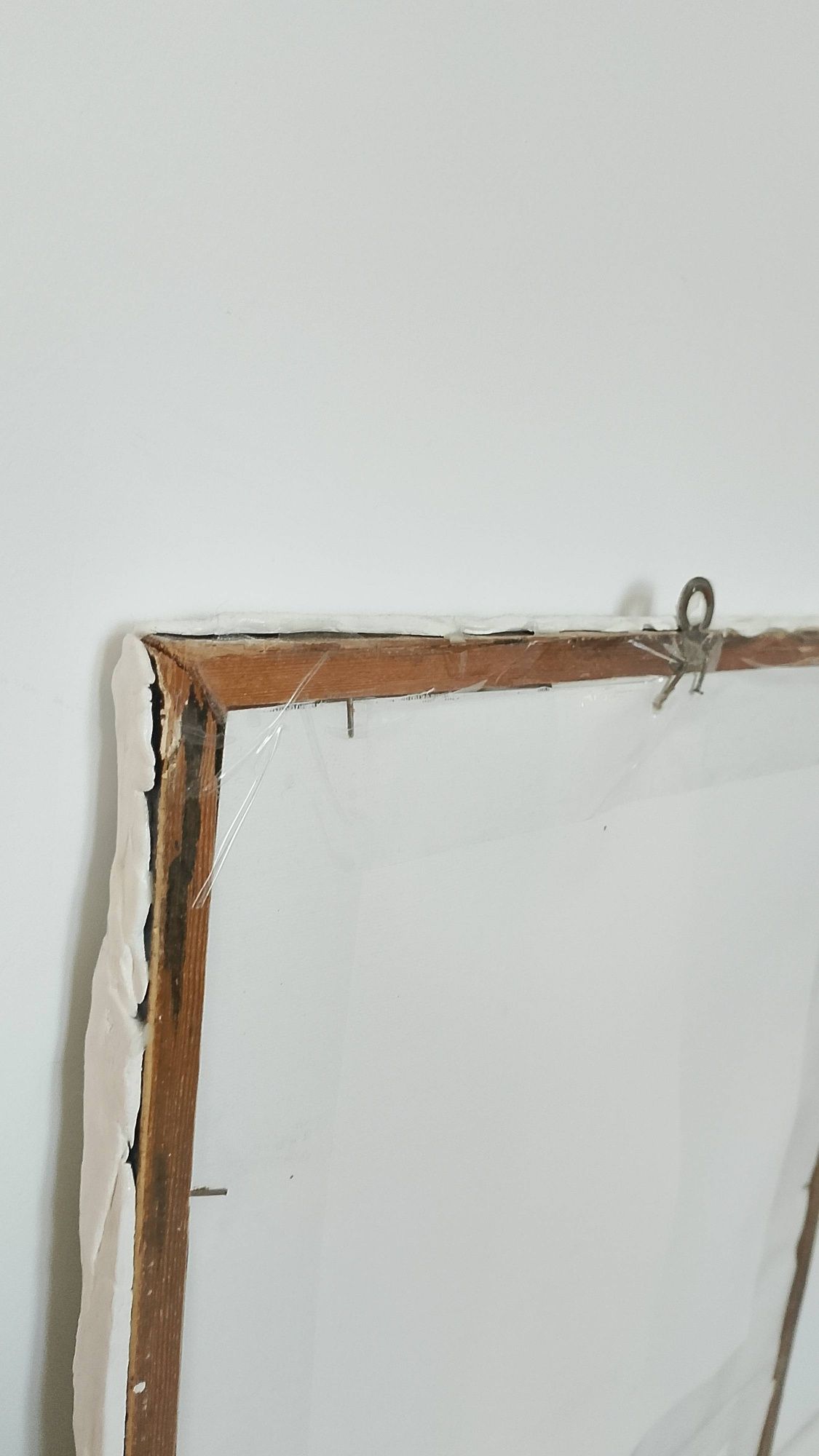 Stare lustro handmade retro zdobione