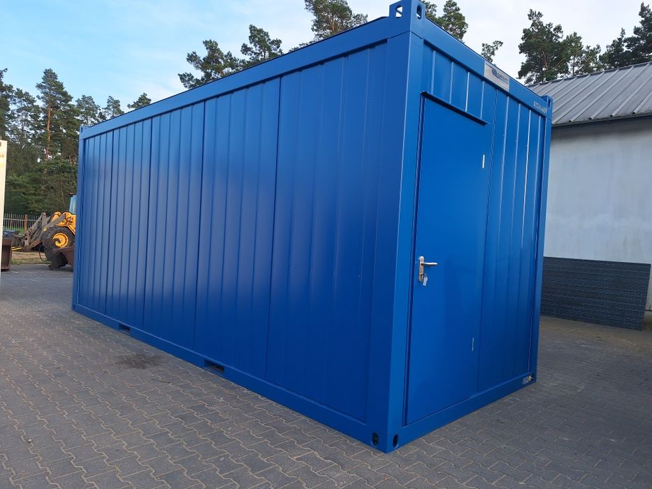 Nowy Kontener biurowy socjalny Containex 6x2.5m ocieplony okna +rolety