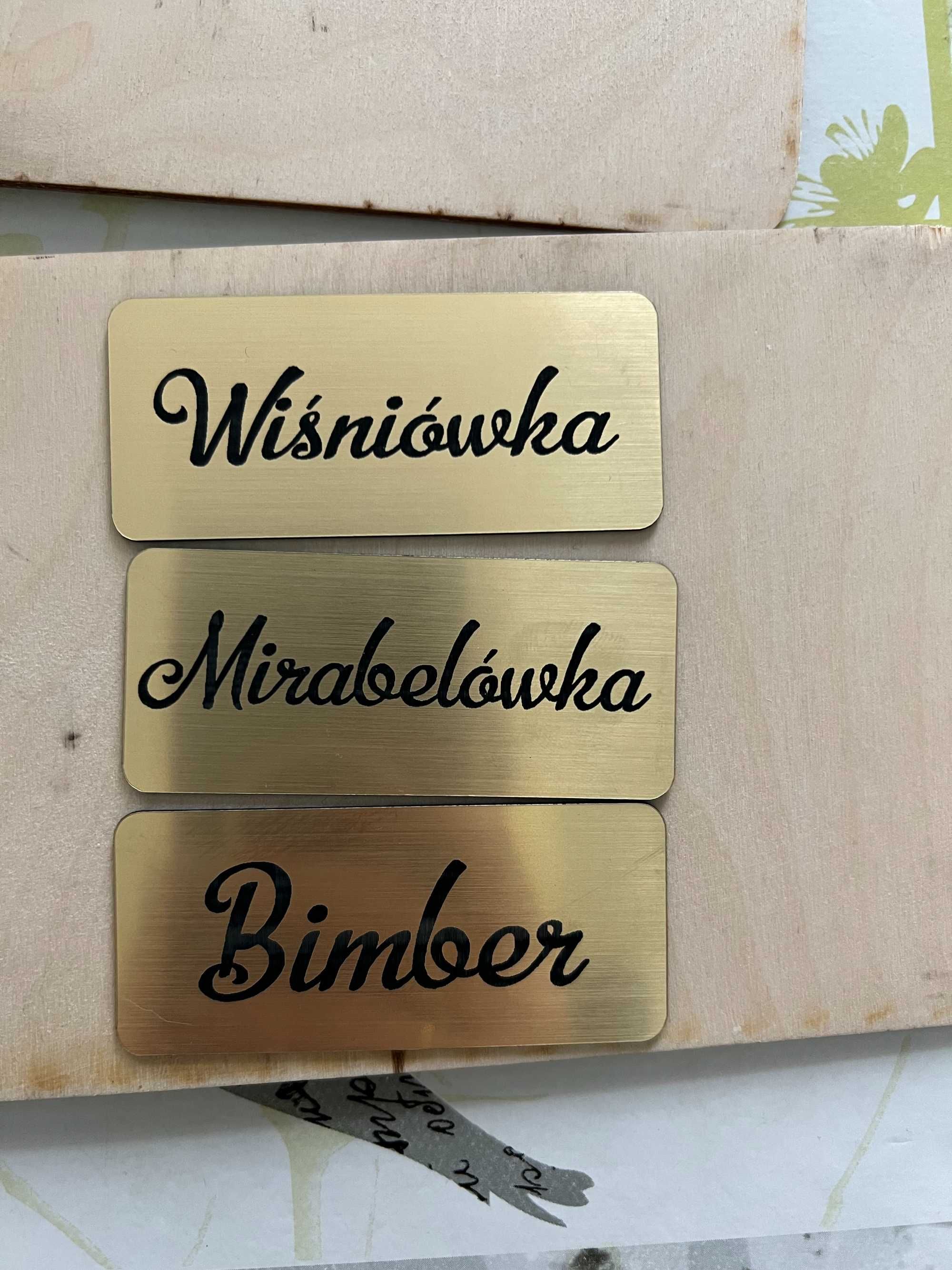 Tabliczki na nalewki