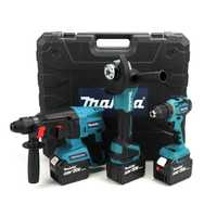 Набор 3в1 Makita 36V (Перфоратор + Шуруповерт + Болгарка)