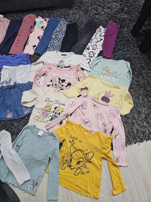 Paka ciuszków dla dziewczynki rozmiar 92.