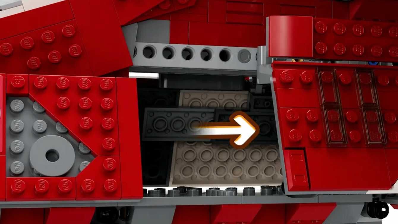 LEGO Star Wars 75354 Kanonierka Gwardii Coruscańskiej Nowy bez figurek
