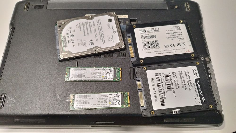 Dyski SSD części laptop dell