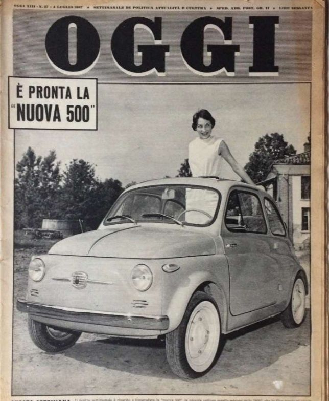 Para venda papeis fiat 500 raro 1957 raridade