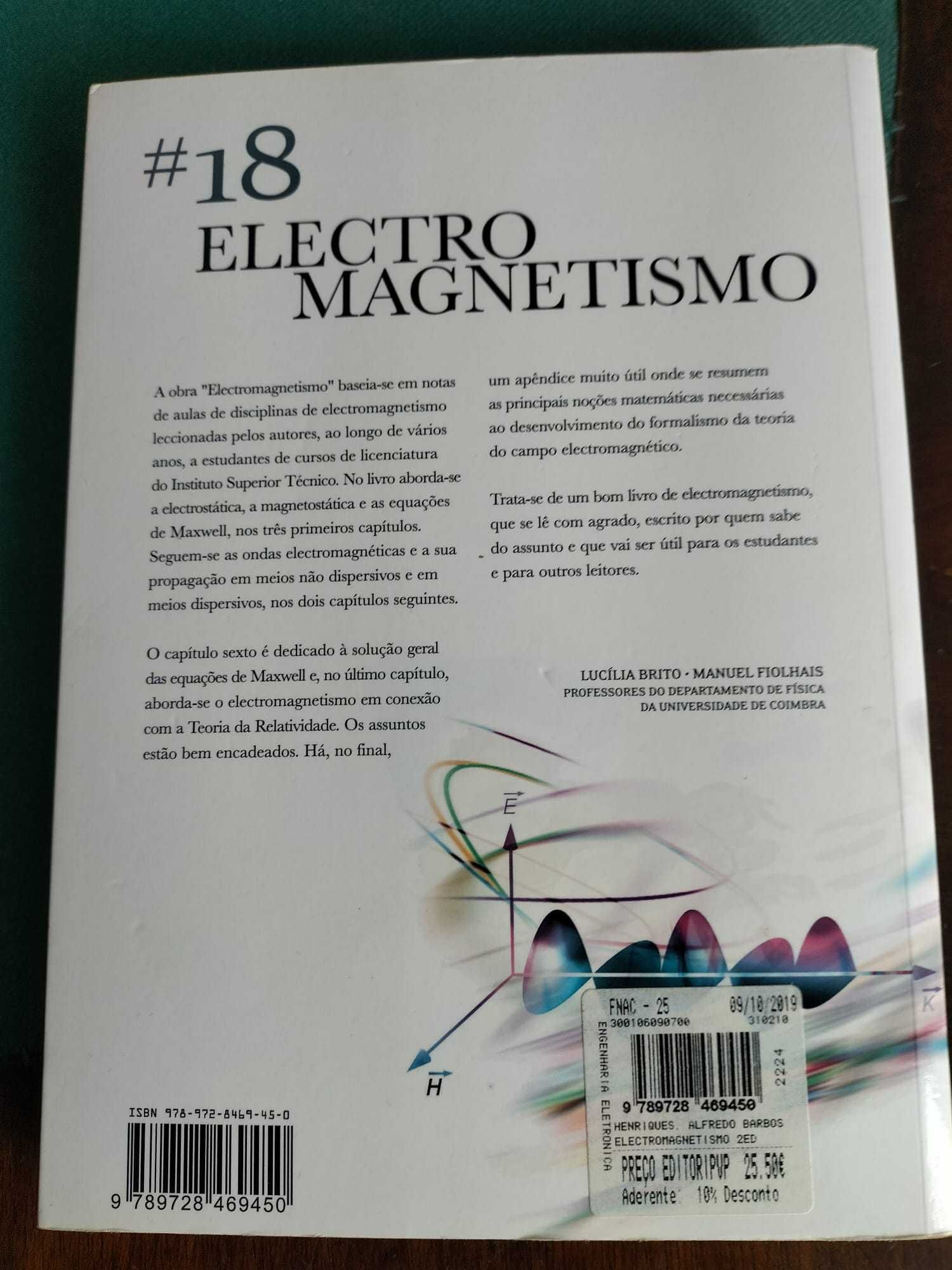 Eletromagnetismo, Alfredo Barbosa Henriques, Jorge Crispim Romão, IST