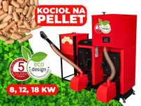 Kocioł Piec 8kW na Pellet Z Podajnikiem PellPell 5 KLASA Ecodesign
