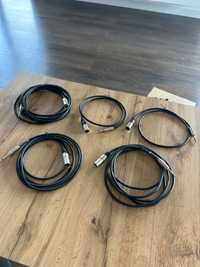 Kabel XLR - Jack adapter 5 sztuk