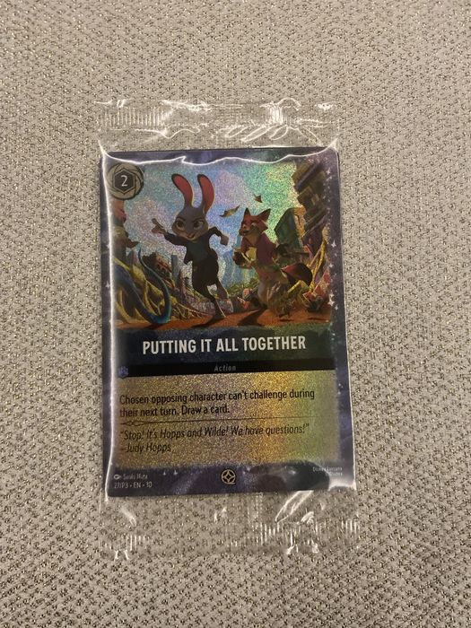 Karta kolekcjonerska Disney Lorcana- „Putting it all together"