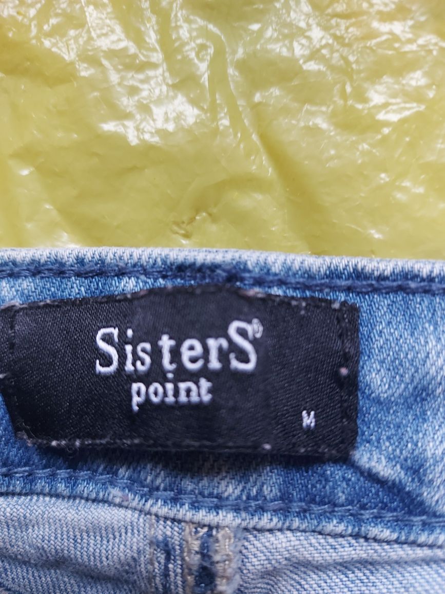 Spodnie jeans z dziurami damskie rozmiar M firma SISTERS