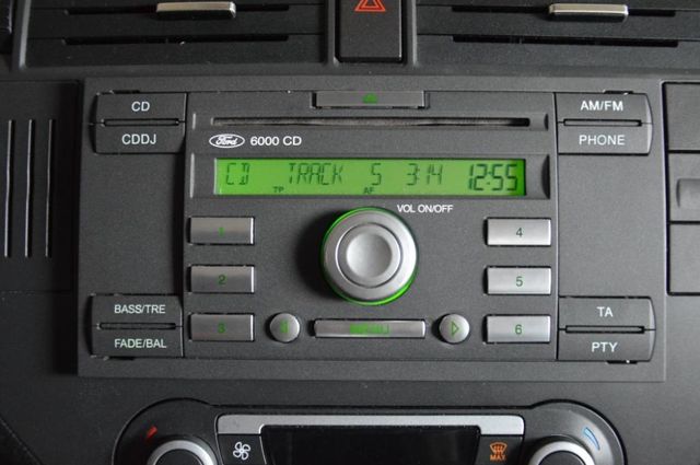 Oryginalne radio Ford 6000 CD z kodem Ford Focus mk2 i C-max