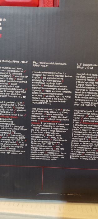 Frezarka wielofunkcyjna Parkside PPMF 710 A1