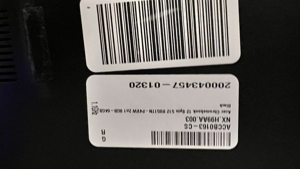 Portatil Acer Chromebook Spin Touch