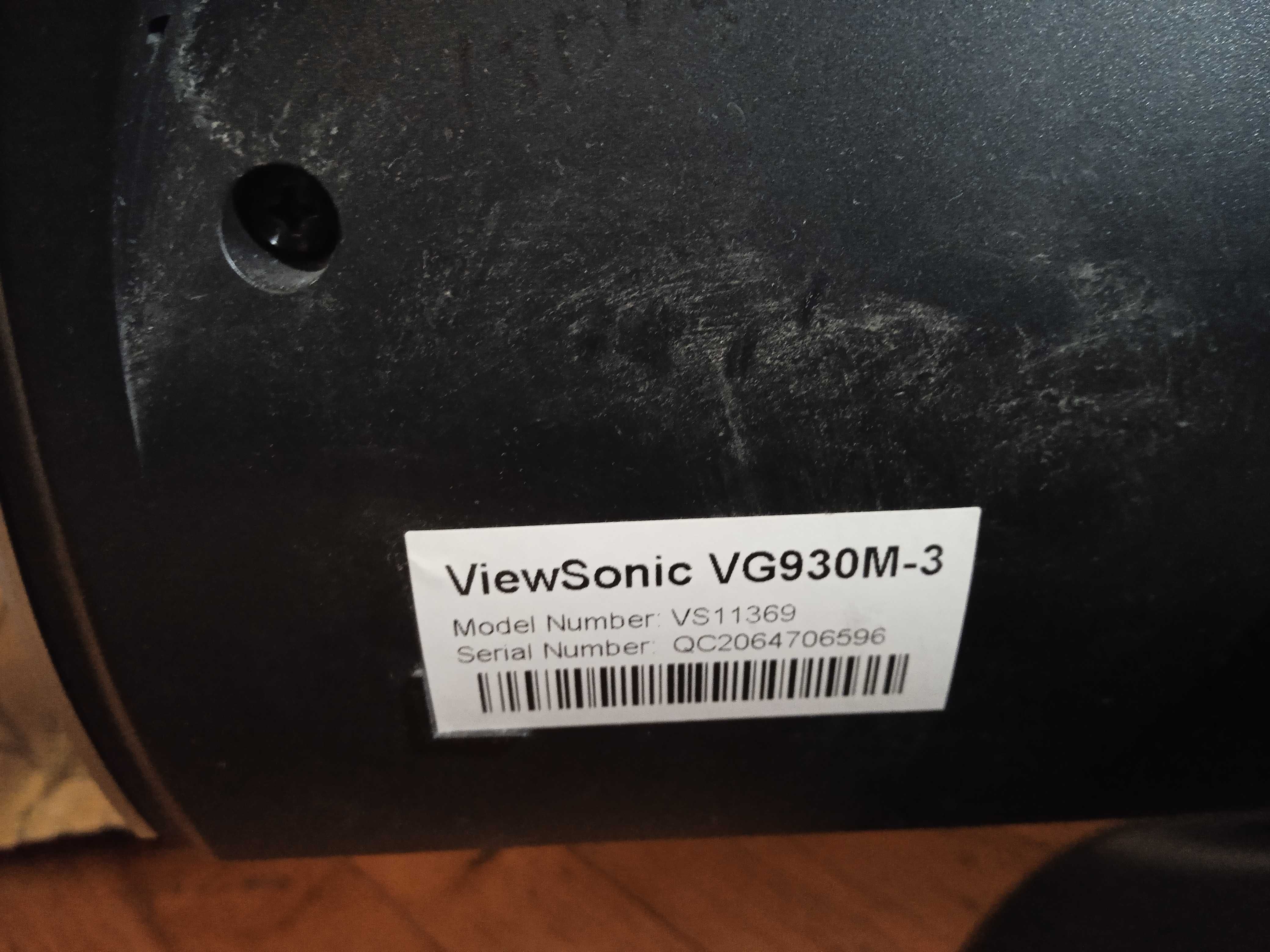 Монітор 19" ViewSonic VG930m формат 4:3 з DVI та VGA і колонками