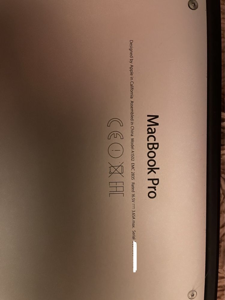 APPLE MacBook Pro (Retina, 13-inch, 2015)