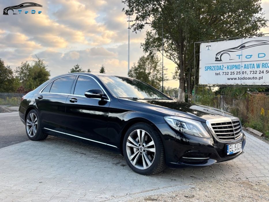 Mercedes-Benz Klasa S S350 LONG 258KM 4MATIC Serwis ASO 2kluczyki Niski Udok. PRZEBIEG Opłat
