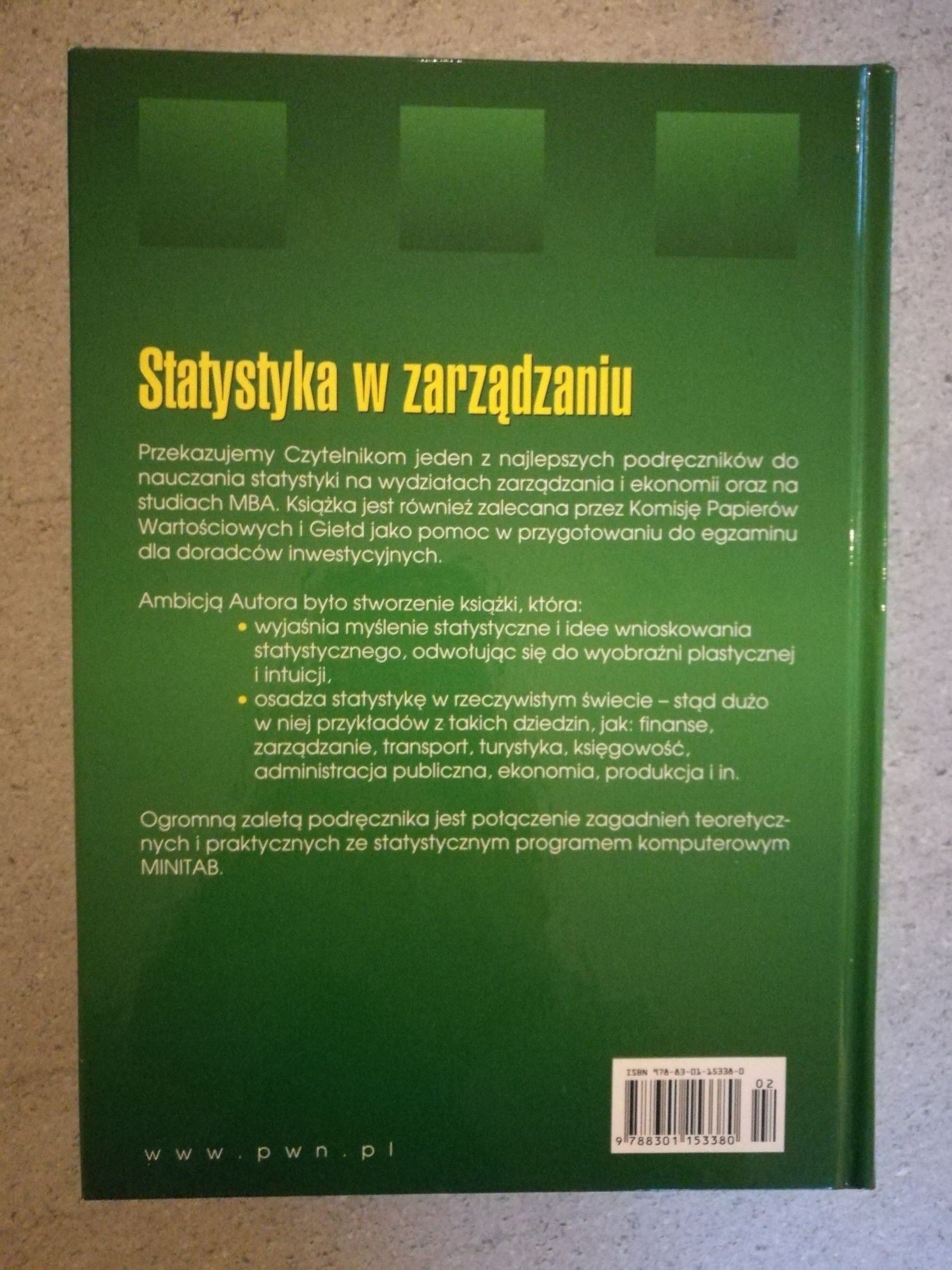 Statystyka w zarządzaniu / Amir D. Aczel