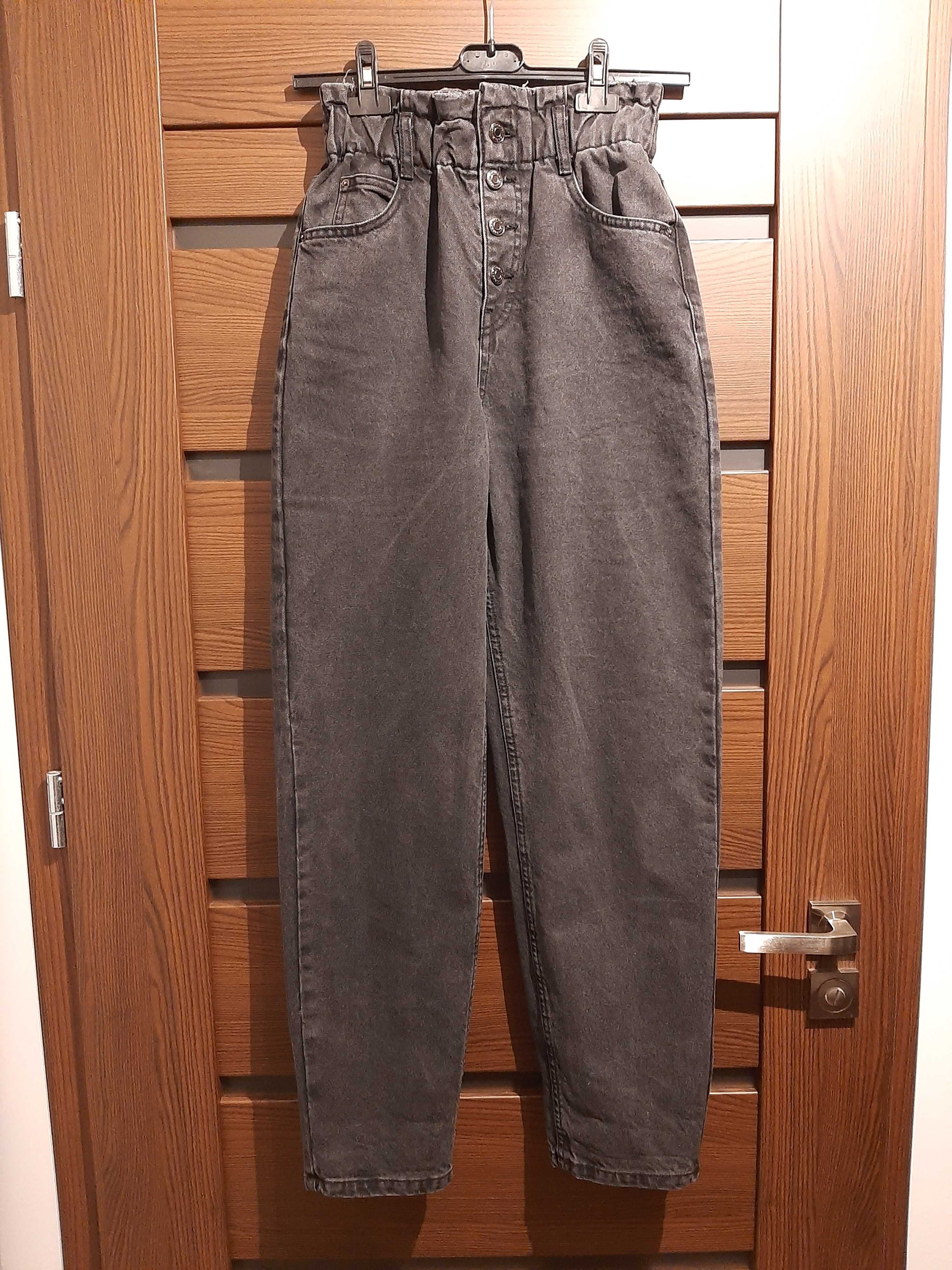 Jeansy damskie ballon rozm xs-s pull -bear
