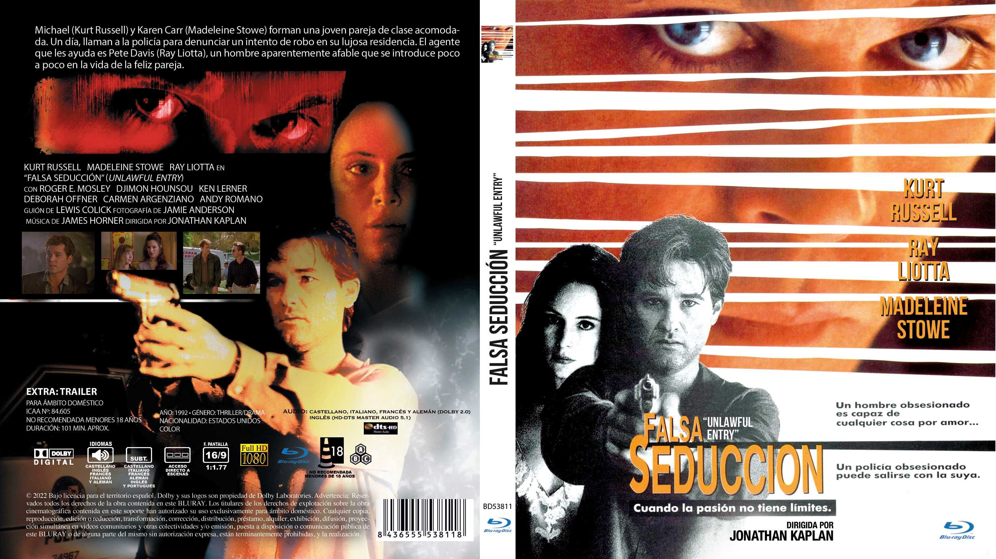 Falsa Seducción/Obsessão Selvagem(Blu-Ray)-Importado