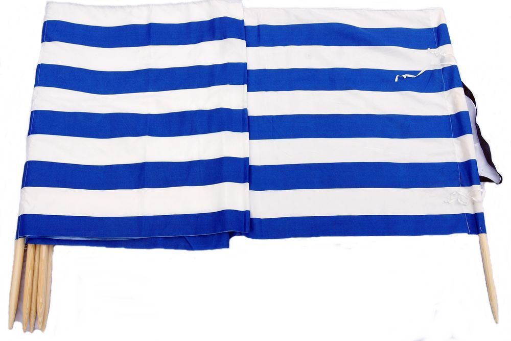 Parawan plażowy 15 metrów wzór 1 WIATROŁAP OSŁONA NA PLAŻĘ