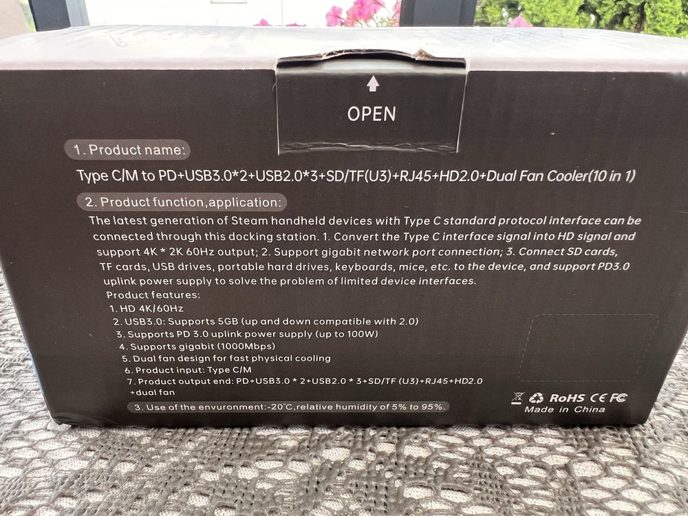 Stacja dokująca 10w1 dla konsol typu handheld