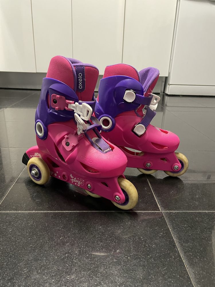 Patins e conjunto de proteções