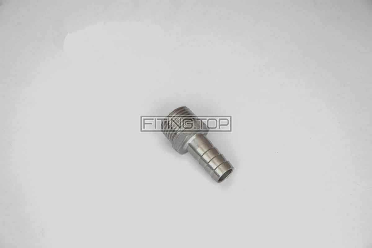 Штуцер шланговий нержавіючий 1/2"*13 мм AISI 304 | TRiNOX